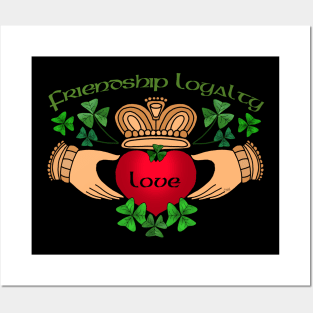 Claddagh (Friendship, Loyalty, Love) Posters and Art